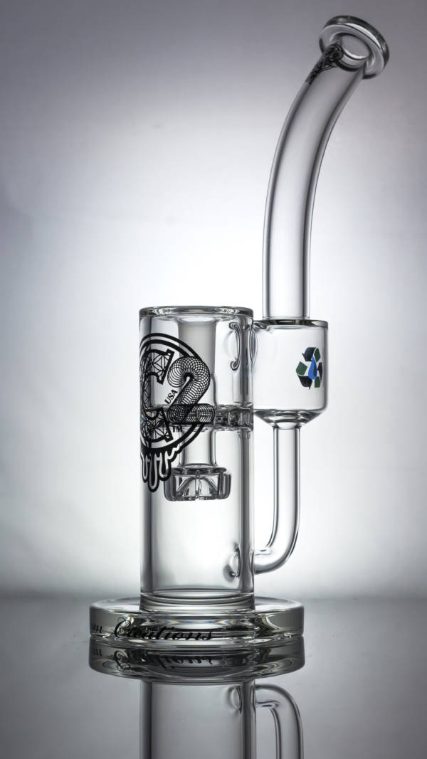 C2 Custom Creations Glass 50MM Recycler (BRB50RC) Dabbing Rig