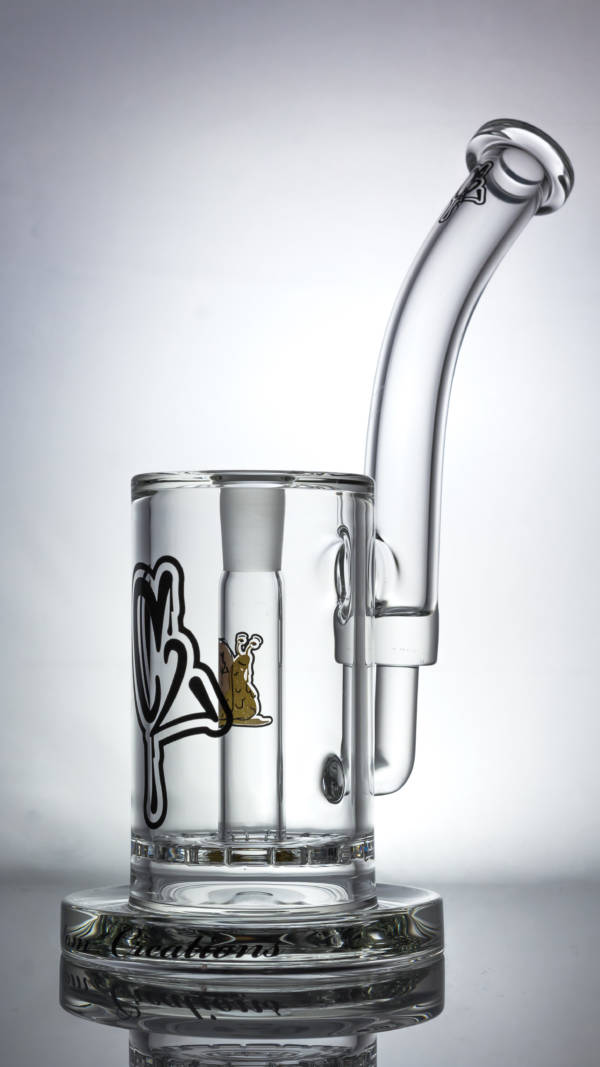 BRB65 Single Ratchet Dabbing Rig - C2 Custom Creations Glass