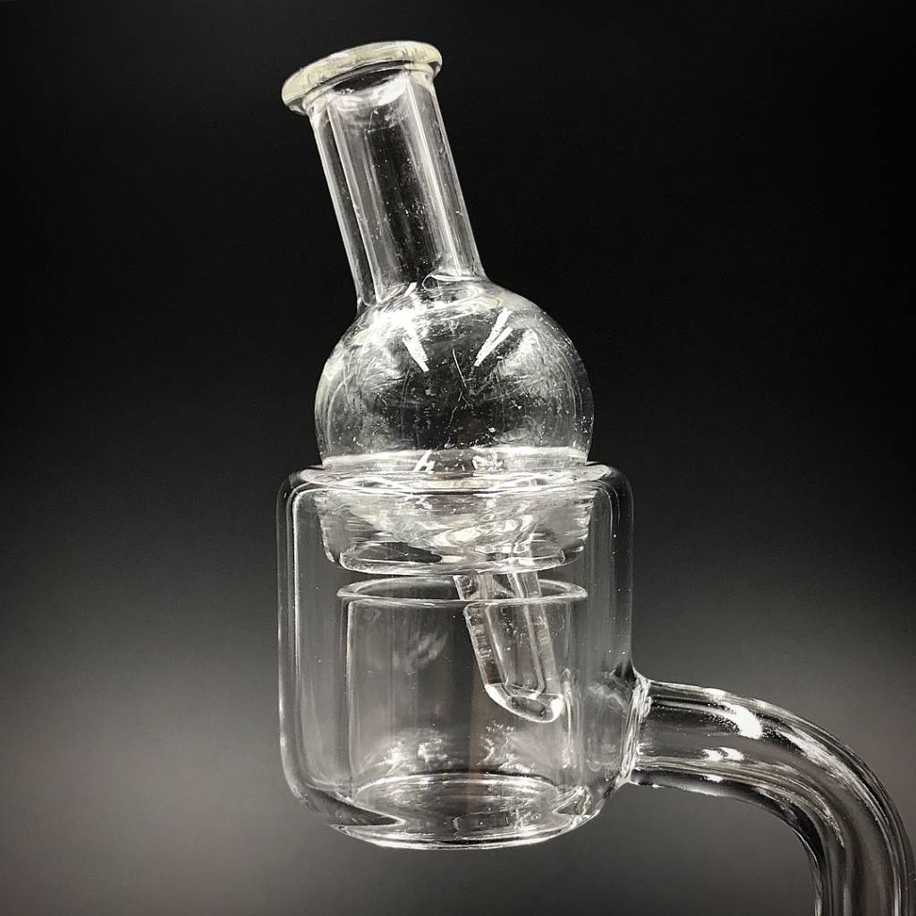 18MM Female Thermal Quartz Banger + Directional Carb Cap Kit