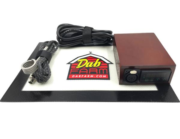 eBoss Mini eNail Kit - Natural Wood Case - 20MM Coil - NO QUARTZ INCLUDED