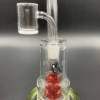 Cake SP Mini Dabbing Rig + 24MM Banger By C2 Custom Creations Glass - Limited Edition Color - Olive / Cherry / Green