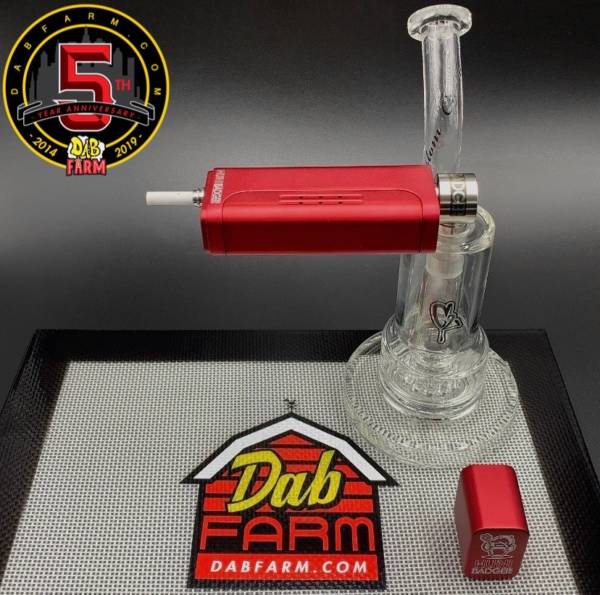 Huni Badger Portable Enail + C2 Custom Creations Glass SP1 Mini Dabbing Rig