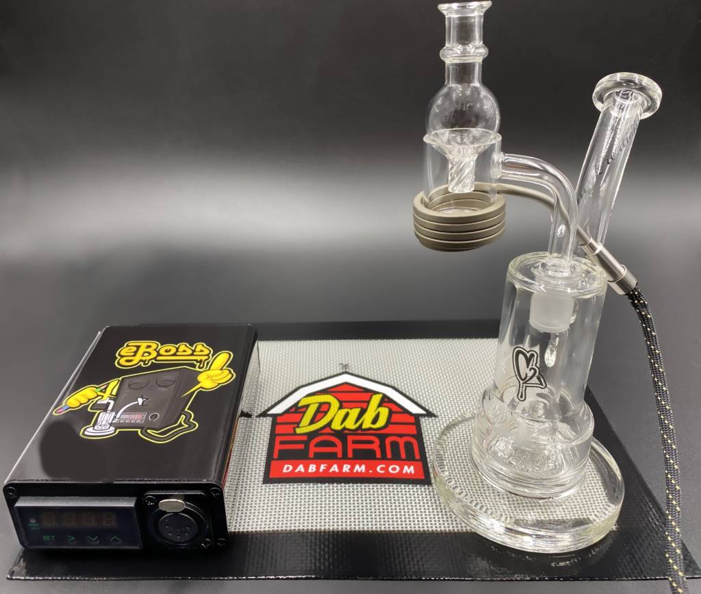 eBoss XXL eNail Kit + C2 Glass SP1 Mini Dab Rig