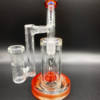 C2 Glass Dabbing Rig | BRB1 Mini Limited Edition Color (Flame Emoji)