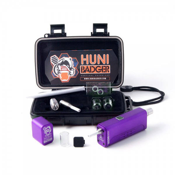 Huni Badger Portable Enail Dabbing Rig | Candy Purple
