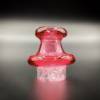 Puffco Peak E-Nail Spinner Carb Cap By Rebelz Glass | UV Sensitive Merlot