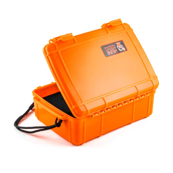 XL Huni Badger Case | Big Badger Case - Orange (open)