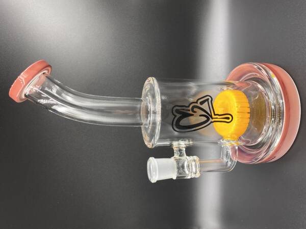 EPERC1 Dab Rig | C2 Custom Creations Glass | Limited Edition - Pink Grapefruit (side)