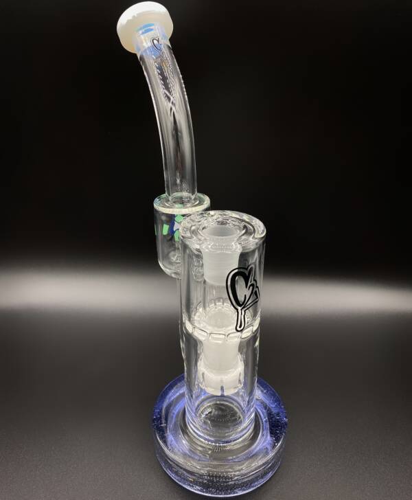 C2 Custom Creations Glass | RC38 Recycler Dab Rig | Blueberry Cream