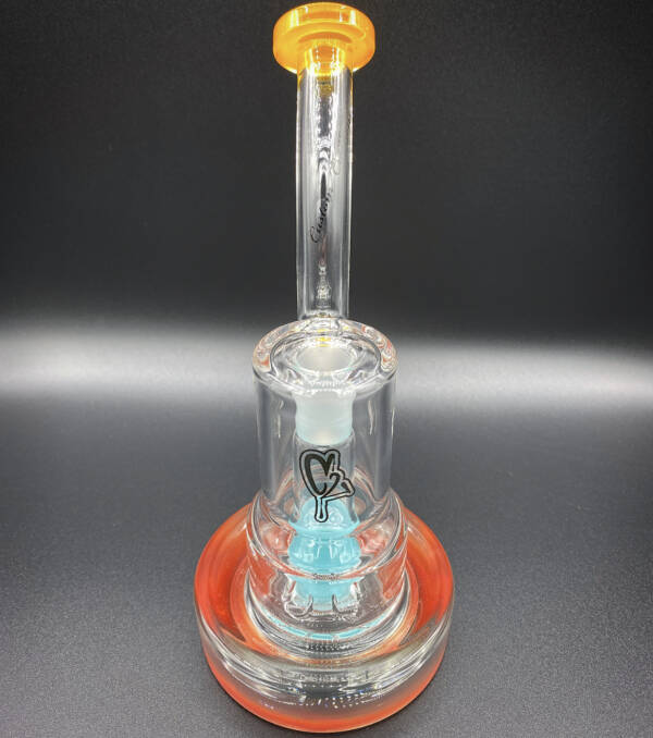 C2 Custom Creations Glass | SP1 Mini | Lava Orange Powder Blue 1