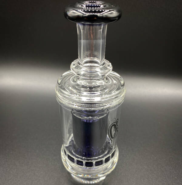 Focus V Carta | C2 Glass Mini Rig | Deep Navy Blue