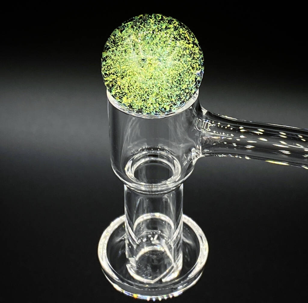 Terp Slurper Quartz Banger Marble Carb Cap Golden Lime