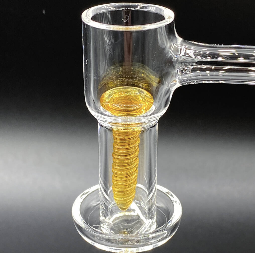 Heady Terp Slurper Quartz Banger Screw Gold