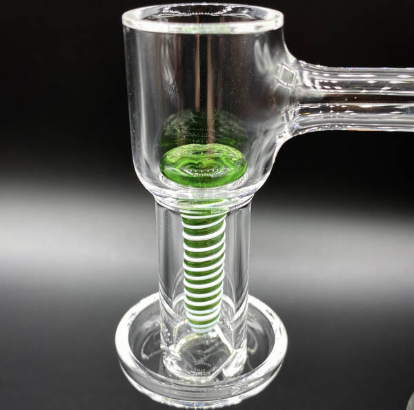 Heady Terp Screw | Terp Slurper Quartz Bangers | Green - White (3)