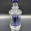 UV Sensitive Navy Blue | C2 Glass Single Ratchet Dabbing Rig | Puffco Peak Enail