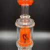 Puffco Peak Pro Glass Attachment | C2 Custom Creations Glass | Limited Edition UV Sensitive Mandarin | Slanted Top