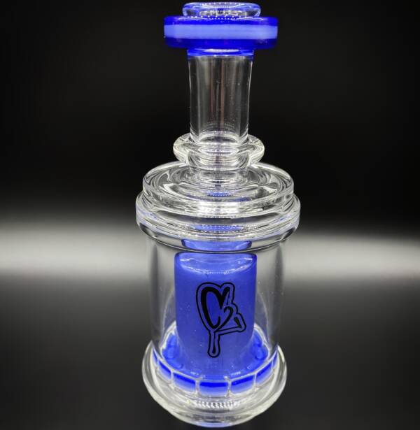 Dr. Dabber EVO | C2 Custom Creations Glass | UV Sensitive Azure Blue