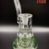 CAKE SP Mini (Baby Cake Rig) | C2 Custom Creations Glass Dab Rig | UV Sensitive Aquamarine