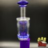 V2 C2 Glass Mini Dab Rig Attachment | Huni Badger Enail | UV Sensitive Deep Purple (kit)