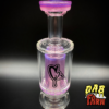 V2 C2 Glass Mini Dab Rig Attachment | Huni Badger Enail | UV Sensitive Lavender Crystal