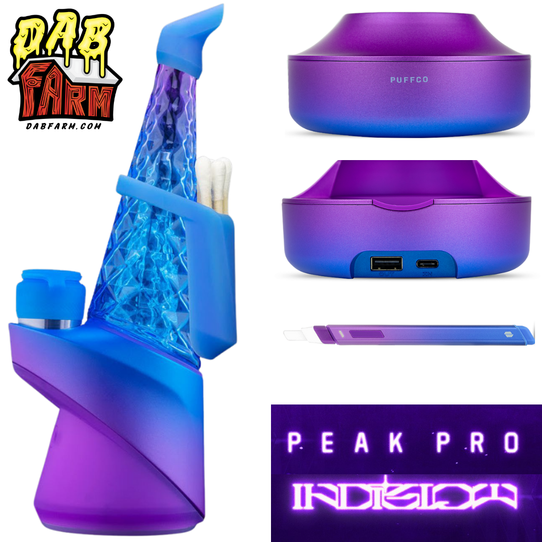 LIMITED EDITION - Puffco Peak Pro Travel Pack - Indiglow - Select Vape