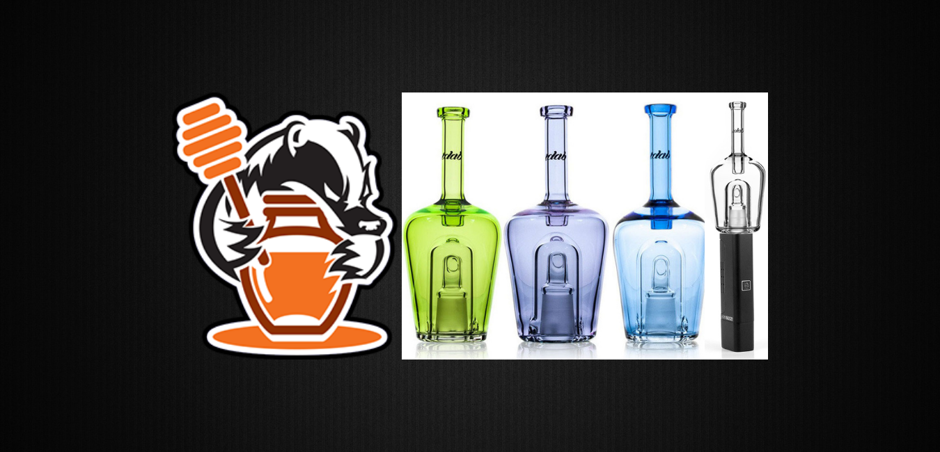 Huni Badger iDab Glass Huni Bottle Portable Dab Rig Glass Attachments (home slider)