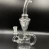 iDab Glass Dual Recycler Rig | Limited Edition | Clear Color (side)